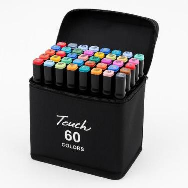 Imagem de Caneta Marcadora Touch Profissional QUANTIDADE:KIT 60 CANETINHAS - W. 