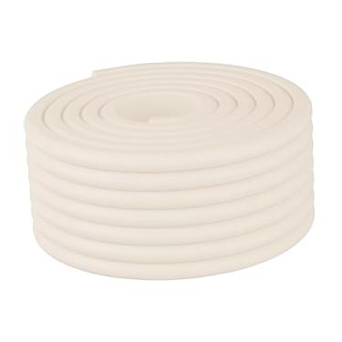 Imagem de MERIGLARE Fita isolante para tubos, autoadesiva, para clima frio, fita protetora de espuma de 8 cm de largura, para uso externo, Bege