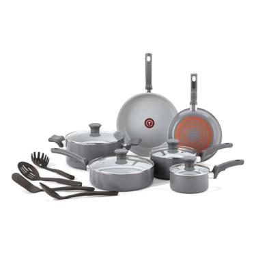 Imagem de Jogo de Panelas Ceramic Cinza 10 Peças