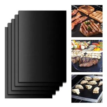 Imagem de Kit 2 Folha Antiaderente Teflon 40x33cm para Airfryer Churrasco - Perfurada Fibra Vidro, Cozimento Uniforme Fácil Manuseio