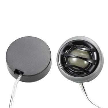 Imagem de aqxreight 1 par de Alto-falante Com Tweeter para Carro de 2 Polegadas e 150 W, Alto-falante Automotivo Com Cúpula de Seda de Alta Fidelidade, Oferece Tweeter de Fidelidade Com Agudos, Música