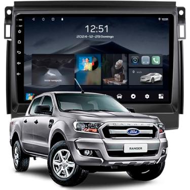 Imagem de Multimídia Adak 9P Ranger 2017 A 2023 2+64GB Quadcore Carplay Android Auto Gps