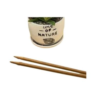 Imagem de Conjunto De Agulhas De Tricô Longas Carbonizadas De 36cm Para Tricô De