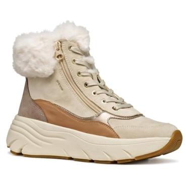 Imagem de Geox Bota feminina moderna no tornozelo, Lt Taupe Bege, 35