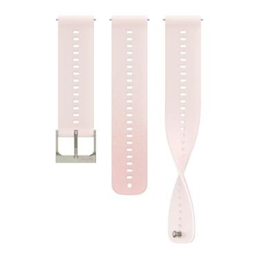 Imagem de SUUNTO Pulseira de silicone ATH6 S+M de 22 mm, compatível com oceano, vertical, corrida, Race S, 9 Peak Pro, 9 Peak e 5 Peak, projetada para todos os esportes (atividades ao ar livre), rosa claro