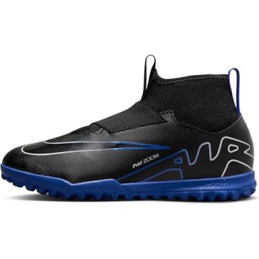 Imagem de NIKE Tênis masculino de futebol americano, Preto cromado Hyper Royal, 35.5 EU