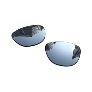 Imagem de Lentes de reposição polarizadas de 1,6 mm para óculos de sol RayBan Meta Skyler RW4010 52 mm, proteção UV, lente espelhada escura, peças de reparo e kit (cromado prata)