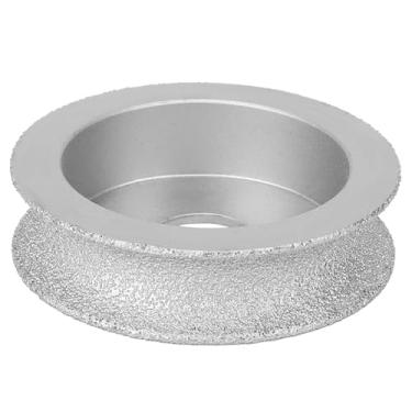 Imagem de Naroote Ferramenta Afiada de Rebolo de Diamante Durável de 7,3 Cm para Vidro Cerâmico, Adequada para Rebarbadora, 1 X Rebolo para Operação Conveniente (côncavo 1.5)