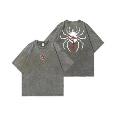 Imagem de Camiseta Unissex Vintage Hunter X Hunter Anime Com Estampa Gráfica Áci