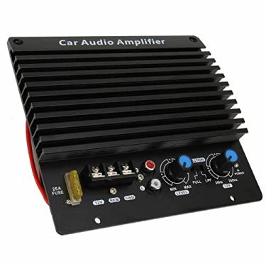 Imagem de Luqeeg Placa Amplificadora de Carro Amplificador de Placa de Subwoofer de Liga de Alumínio de Alta Potência para Veículo, Painel de Resfriamento de Alumínio Puro Espessado, Subwoofer Fácil de