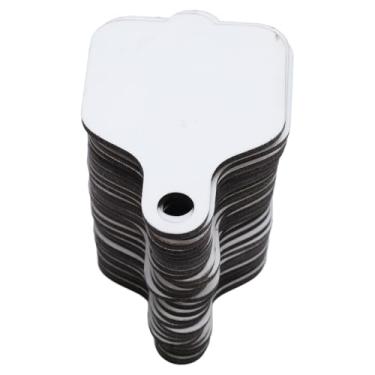 Imagem de JTLB Placa de identificação de sublimação de 30 peças MDF em branco para decoração de placa de identificação para copo de 1,134 g