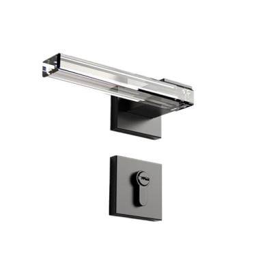 Imagem de Fechadura de porta interior quarto simples estilo italiano fechadura porta casa maçaneta adequada para espessura da porta: 35-50 mm (com chave)