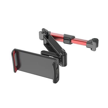 Imagem de Acouto Suporte para Tablet para Carro, Suporte para Encosto de Cabeça 360 ° Ajustável Giratório Com Roda Universal para Telefones e Tablets de 5 a 11 Polegadas (vermelho)