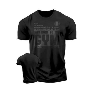 Imagem de Camiseta Masculina De Verão Para Treino Muscular, Respirável, Gola Red