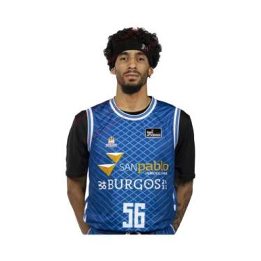Imagem de Camisa De Basquete Masculina Liga Espanhola 26 San Pablo Burgos Jhivva