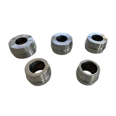 Imagem de RebarTech Conjunto de cone balanceador de roda para máquina de balanceamento de pneus com eixo de 40 mm, kit de cones cônicos de 52,5 mm ~ 90,2 mm / 2,07 polegadas ~ 9 cm, 5 peças, acessório de reparo