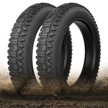 Imagem de GRELiving Pneu Fat Bike 20 x 4.0 Premium E-Bike 102-406 para bicicleta elétrica/MTB/BMX - Todo o terreno para neve, areia, trilha - Maior conforto e aderência (apenas 2 pneus, 50 x 10 cm)