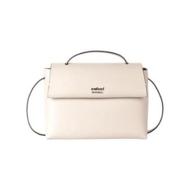 Imagem de Bolsa Feminina Colcci Crossbody Minimal Transversal Pequena Branco-Feminino