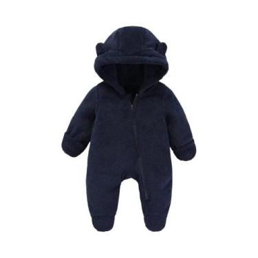 Imagem de Macacão De Flanela Para Bebê Recém-Nascido, Macio E Quente, Para Outon