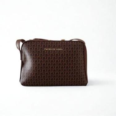 Imagem de Bolsa feminina transversal pequena Pavão de Ouro-Feminino