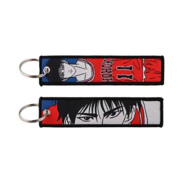 Imagem de Chaveiro Unissex De Anime Bordado Para Motocicletas E Carros Acessório