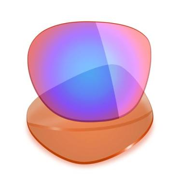 Imagem de Mryok Lentes de reposição polarizadas para óculos de sol Oakley Deadbolt OO6046, HD Polarized, proteção UV, resistente a impactos e ajuste perfeito - Rosa cobalto