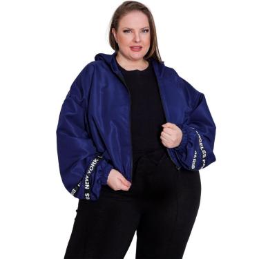Imagem de Jaqueta Corta Vento Esportivo Feminino Plus Size-Feminino