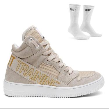 Imagem de Bota de Treino Feminino Boot Training Elastic + Meia Fitness Gym - Boo