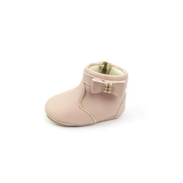 Imagem de Botinha bebe infantil recém nascido menina bota criança macio e confortavel-Feminino