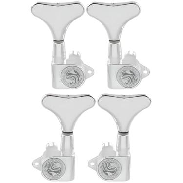 Imagem de Jogo de Tarraxas Tarrachas Blindadas Para Contra Baixo 4 Cordas 2+2 -