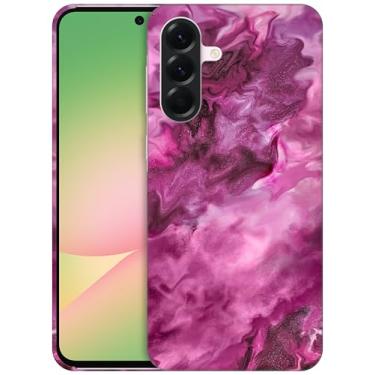 Imagem de GlamCase - Capa com suporte impresso abstrato rosa mármore para A565G