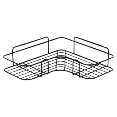 Imagem de Prateleira de Canto para Chuveiro - Montagem de Parede Adesiva Sem Furação | Prateleira Armazenamento Canto Para Casa Banho - Para Shampoo Condicionador Gel De Banho Apartamento Dormitório Casa Alugad