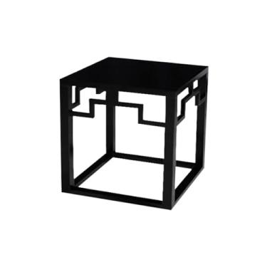 Imagem de KEG801302 Mesa lateral para sofá, mesa de canto, mesa lateral móvel, aparador de sofá para sala de estar, quarto, escritório, etc. Pequena mesa de centro