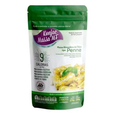 Imagem de Macarrão De Konjac Penne Konjac Massa Mf Sachê 200g KIT3