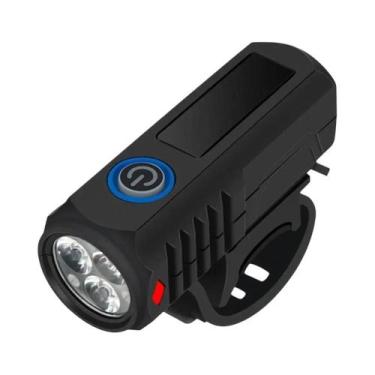 Imagem de Lanterna De Bicicleta Recarregável Por USB Luz De Guidão Para Passeios