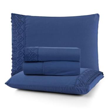 Imagem de Jogo Cama king Cherry Bordado Inglês 4pç 100% Poliéster - Az_Gal - Lil