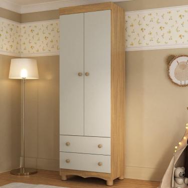 Imagem de Guarda-roupa Infantil 62cm 2 Portas e 2 Gavetas Dengo Multimóveis MP4436