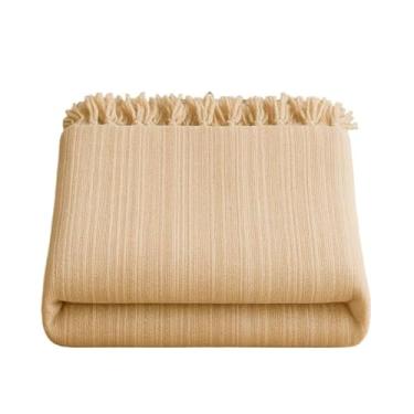 Imagem de Manta para Sofá Luxo King Gigante 3,0x1,8m Decorativa Premium Algodão Capa Protetora Grande Elegante(M.KING 3mx1,80 CARAMELO MESCLA)