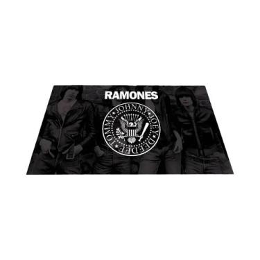 Imagem de Bandeira Ramones Em Poliéster Impressa Para Decoração De Carros, Garag