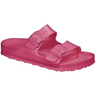 Imagem de Sand lia Birkenstock Arizona Essentials EVA unissex, Beet Purple, 5-5.5 Narrow Women/3-3.5 Narrow Men
