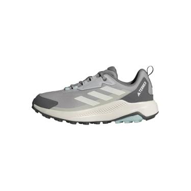 Imagem de adidas Tênis feminino Terrex Anylander para caminhada, Cinza/branco giz/Wonder Alumina, 36