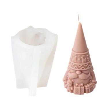 Imagem de Molde De Silicone 3D De Anão Para Velas, Gesso E Resina, Decoração Art