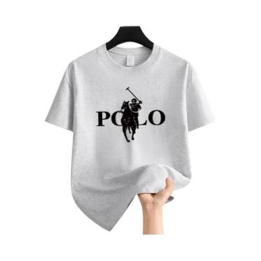 Imagem de Camiseta Masculina Casual De Gola Redonda E Manga Curta Confortável E 