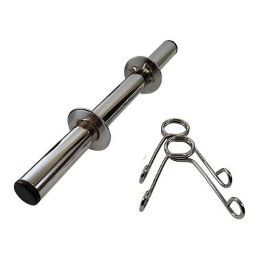 Imagem de Halter 35Cm De Aço Cromado Para Musculação Halteres Barras