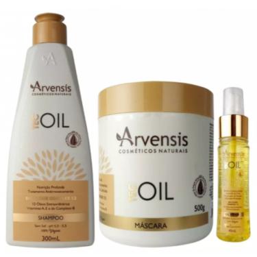 Imagem de Kit Arvensis Tec Oil Shampoo Máscara 500g Finalizador