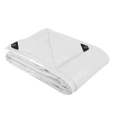 Imagem de Lona de Polietileno 4x4 Metros 100g/m² 150 Micras Branco Ajax