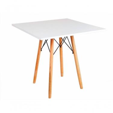 Imagem de Mesa Eames Eiffel Quadrada 80 Cm - Branca