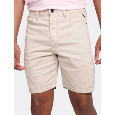 Imagem de Bermuda Reserva Masculina Sarja Color Areia-Masculino