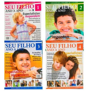Imagem de Coleção 4 Volumes - Revista Seu Filho Ano a Ano : Guia Completo do Des