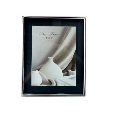 Imagem de Porta Retrato De Alumínio Fundo Preto 15X20cm 